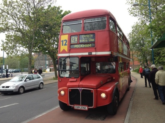 Routemaster operating the shuttle to Barrow Hill