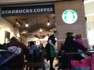 Derby's one and only Starbucks - on a good day